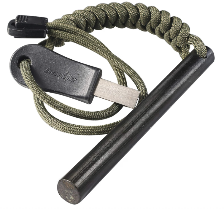Ferro rod for backup fire starting